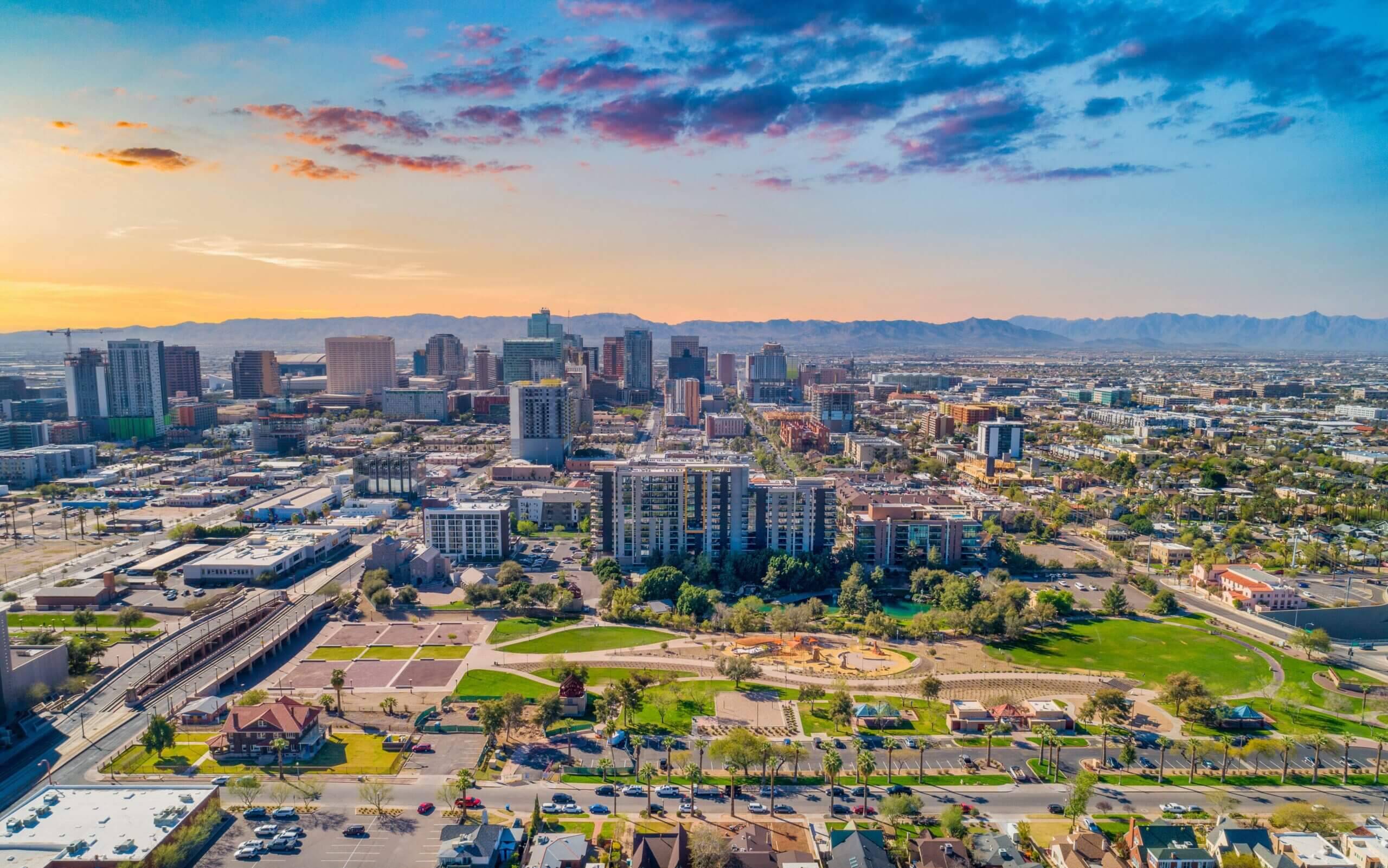 skyline of phoenix, az