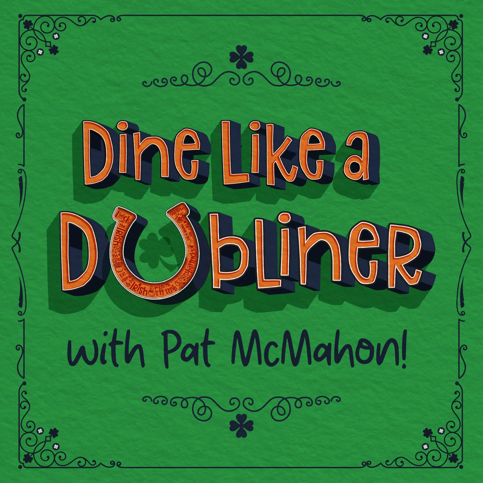 St Patrick's Day dinner graphic