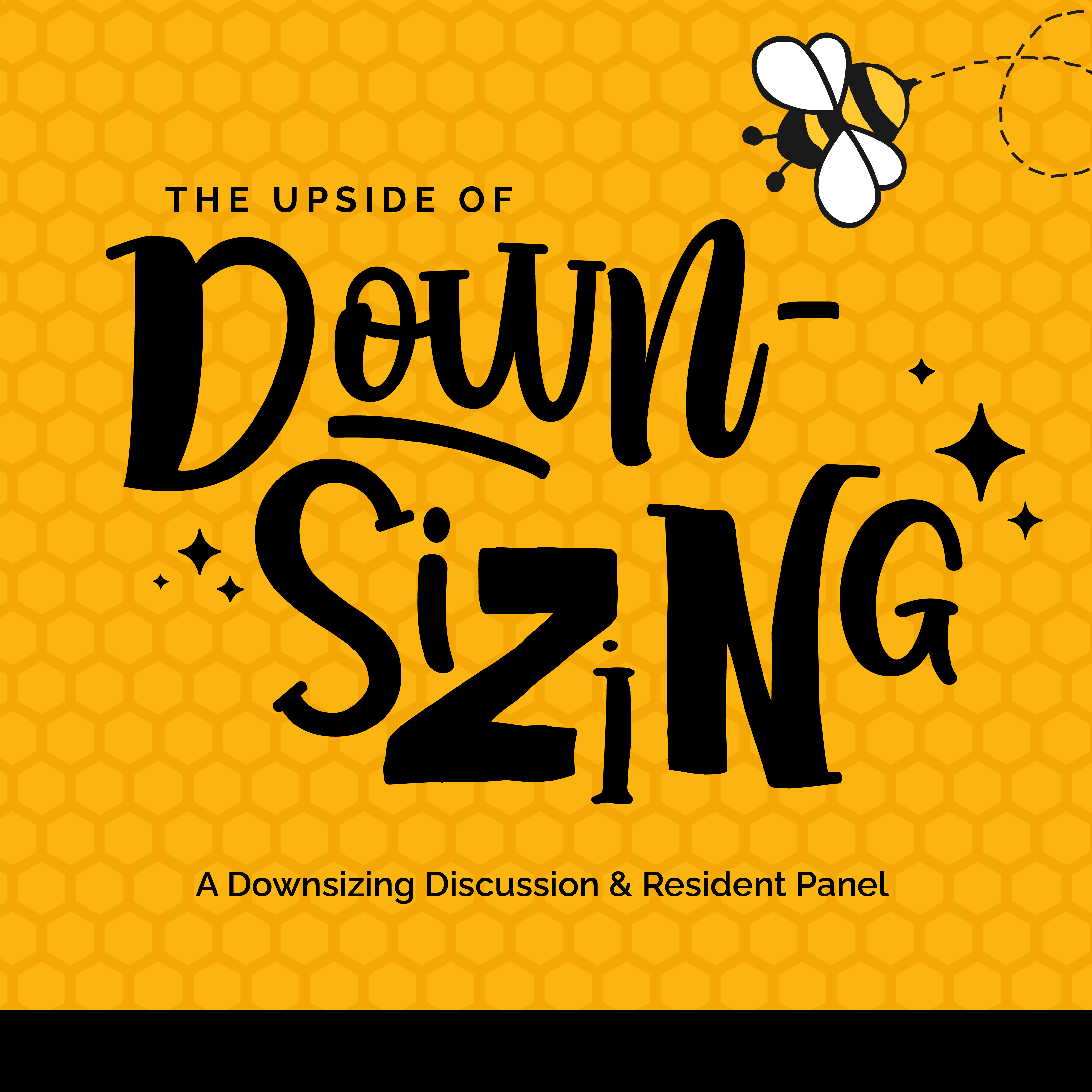 The Upside of Downsizing Event Graphic
